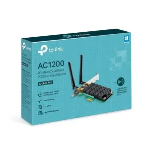 Adaptor wireless TP-LINK Archer T4E, AC1200 dual band, PCI-EX, doua antene externe