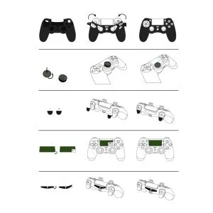 Set de accesorii HAMA Undead 7in1 pentru PS4/SLIM/PRO