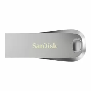Unitate flash USB SanDisk Ultra Luxe, USB 3.1 Gen 1, 128 GB, argintiu