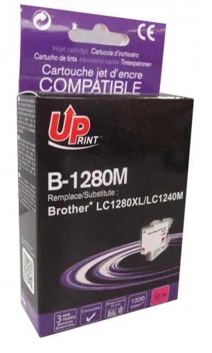 Cartuș de cerneală UPRINT LC1280XL/1240, BROTHER, Magenta