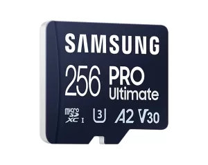 Memory card Samsung PRO Ultimate microSD Card (2023), 256GB, USB reader