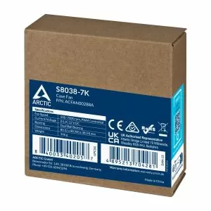 Ventilator server Orico Ventilator server 80x80x38 Dual Ball - S8038-7K - ACFAN00288A