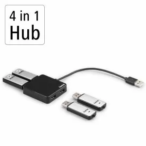 USB hub, 4 bağlantı noktası, HAMA-200121