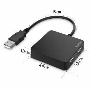 USB hub, 4 bağlantı noktası, HAMA-200121