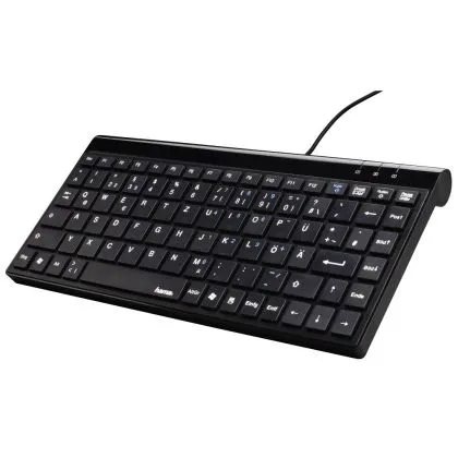HAMA SL720 Mini Dizüstü Bilgisayar Klavyesi, Siyah