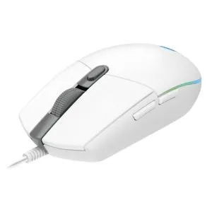 Mouse pentru jocuri Logitech G102 LightSync, RGB, optic, cu fir, USB, alb