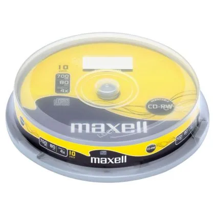 CD-RW80 MAXELL, 700MB, 52x, 10 adet