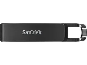 Stick de memorie SanDisk Ultra USB, USB-C, 64 GB, negru