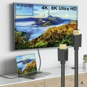 Hama Ultra High Speed HDMI™ Cable, Plug - Plug, 8K, 2.0 m