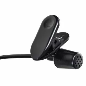 Microfon HAMA, pentru rever, 3,5 mm, negru