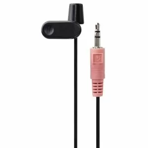 Microfon HAMA, pentru rever, 3,5 mm, negru