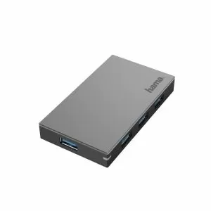 Hub USB cu alimentare HAMA, USB 3.0, 1:4, 5Gbit/s