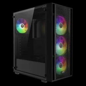 Cutie Gamdias Case ATX - AURA GC2 Elite - Mesh, RGB, Sticla Securizata