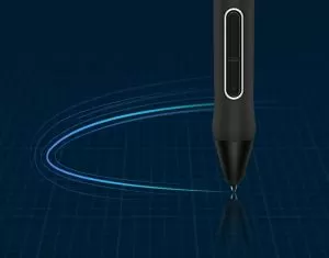 Графичен таблет HUION Inspiroy Keydial KD200, USB-C, Bluetooth, Metal Grey