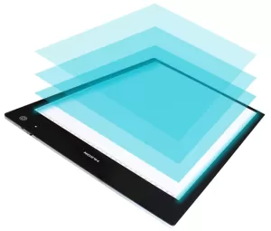 Pad de lumină LED pentru desen HUION Pad de lumină LED L4S, USB, Negru