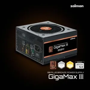 Zalman PSU GigaMax III ATX 3.0 850W Bronze - ZM850-GV3
