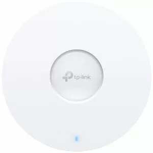 TP-Link EAP610 AX1800 Wireless Dual Band Ceiling Mount Access Point, 574Mbps (2.4 GHz) + 1201 Mbps (5 GHz), 1 x G RJ45 port, 802.3at POE and 12V DC, 4×Internal Antennas, MU-MIMO, Seamless Roaming, Band Steering, Beamforming, Load Balance, OmadaAPP