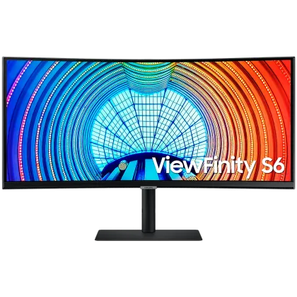 Monitor LED Samsung LS34C652UAUXEN HRM S65UC, 34" UWQHD curbat 1000R 21:9 (3440x1440) VA 100Hz, 350 cd/㎡, 3000:1, HDR10, 5ms, 178 FS/1440, 178 FS1. xUSB-C (90W ), Difuzoare de 5W 3.5 mufă, reglare înclinare/înălțime, VESA 100x100,3Y