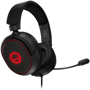 LORGAR Kaya 460, USB Gaming headset with microphone, CM108B, RGB backlight, Plug&Play, USB-A connection cable 2m, fabric ear pads, size: 192*184.7*88mm, 0.329kg,black