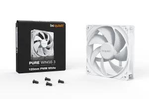 liniște! ventilator Ventilator 120mm - Pure Wings 3 120mm PWM White