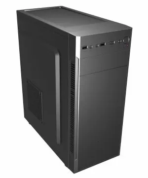 Carcasă FSP CMT160 ATX Mid Tower, neagră