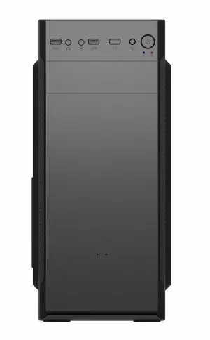 Carcasă FSP CMT160 ATX Mid Tower, neagră