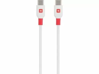 Cablu Skross, USB-C - USB-C tată, USB 2.0, 2,0 m, alb