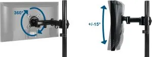 Monitor Arctic Desk Mount - Z1 BASIC