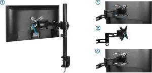 Monitor Arctic Desk Mount - Z1 BASIC