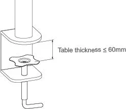 Monitor Arctic Desk Mount - Z1 BASIC