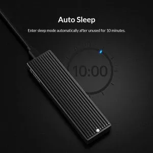 Orico Storage - Case - M.2 NVMe M-key 10 Gbps - M2PV-C3-BK-BP