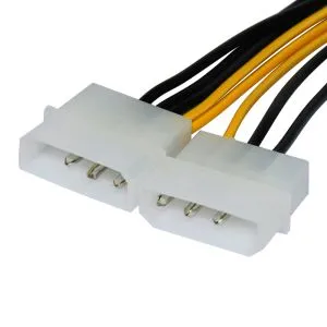 Makki Adaptör Adaptörü 2xMolex - 8pin PCI-E VGA - MAKKI-CE317-0.15m
