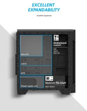 Zalman bilgisayar kasası Case ATX - ZM-S3