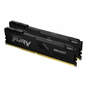 Memorie Kingston FURY Beast Black 16GB(2x8GB) DDR4 PC4-25600 3200MHz CL16 KF432C16BBK2/16