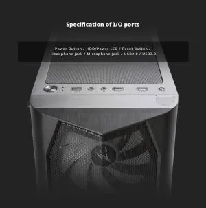 Zalman Case ATX - N4 - RGB, Tempered Glass