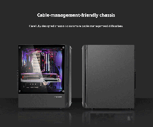 Zalman Case ATX - N4 - RGB, Tempered Glass