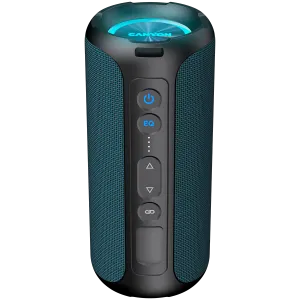 CANYON OnMove 15, difuzor Bluetooth, albastru închis, IPX6, 2*20W, baterie 7.4V 2600mah, EQ, TWS, AUX, Hand-free