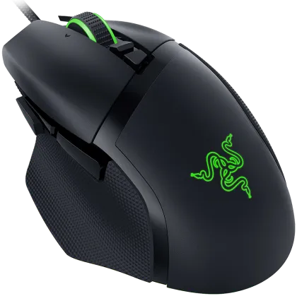 Razer Basilisk V3, comutator Razer Optical Mouse de a doua generație evaluat pentru 70 de milioane de clicuri, Senzor optic - 26.000 DPI, roată de înclinare Razer HyperScroll în 4 direcții, Moduri crestate și rotație liberă acționate electronic, Cablu Raz
