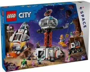 LEGO City - Baza spațială și platforma de lansare a rachetei - 60434
