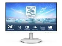 PHILIPS 241V8AW/00 IPS de 23,8 inchi 1920x1080 16:9 HDMI D-SUB Alb