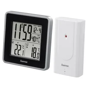 Stație meteo electronică HAMA EWS Intro, Silver