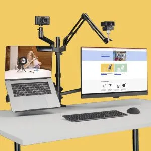 Hama Monitor Holder for Streaming Setup, 4 Arms, 04663