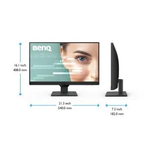 Monitor BenQ GW2490, 23.8" IPS, GtG 5ms, 1920x1080 FHD, 100Hz, 99% sRGB, Memento pentru îngrijirea ochilor, fără pâlpâire, LBL+, B.I. Gen 2, 1300:1, 20M:1, DCR25, 8M:1, DCR25 2xHDMI, DP, Sp.2x2W, mufă pentru căști, Line In, Tilt, Vesa, ES 8.0, TCO 9.0, TU