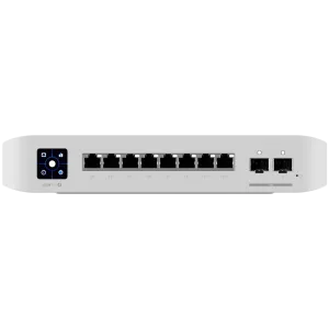 Ubiquiti USW-Pro-8-PoE-EU Un comutator Layer 3 cu 8 porturi cu ieșire PoE+ și PoE++.