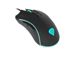 Mouse Genesis Gaming Mouse Krypton 770 12000Dpi Optical With Software Rgb Illuminated Black