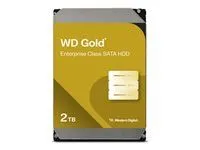 WD Gold 2TB HDD 7200rpm 6Gb/s serial ATA sATA 128MB cache 3.5inch internal RoHS compliant Enterprise Bulk