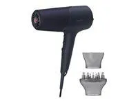 Uscător de păr PHILIPS Seria 2300W Tehnologia ThermoShield 5000 6 setări de căldură și viteză îngrijire ionică albastru