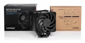 Cooler Noctua Cooler CPU NH-U12A chromax.black Ventilatoare duble - LGA1700/2066/1200/AMD