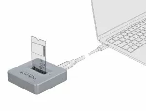 Stație de andocare Delock, pentru SSD M.2 NVMe PCIe, USB-C 3.2 Gen 2