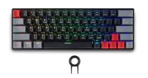 Tastatură fără fir pentru jocuri Spartan Gear Pegasus 2 RGB Negru/Gri